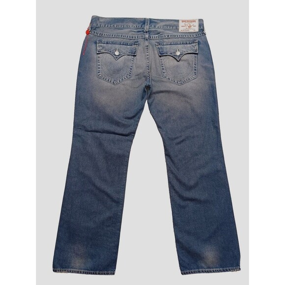 True Religion Basic Straight With Flap Pockets Natural Men's Size 42x34 - Picture 1 of 10